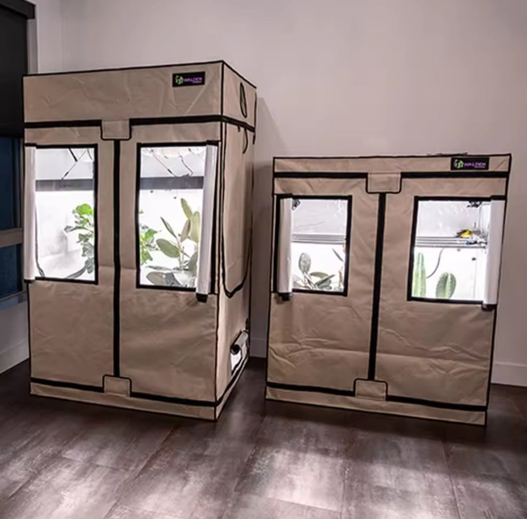 Walden White 2x4 Grow Tent - 100% PEVA
Non-Toxic, Triple Layer Vinyl - EcoWhite Reflective
Interior & Infinity View Windows