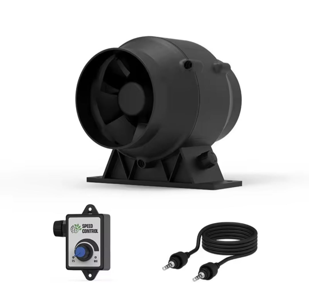 4 Inch Fresh Air Exchange Fan - With Adjustable Fan Speed