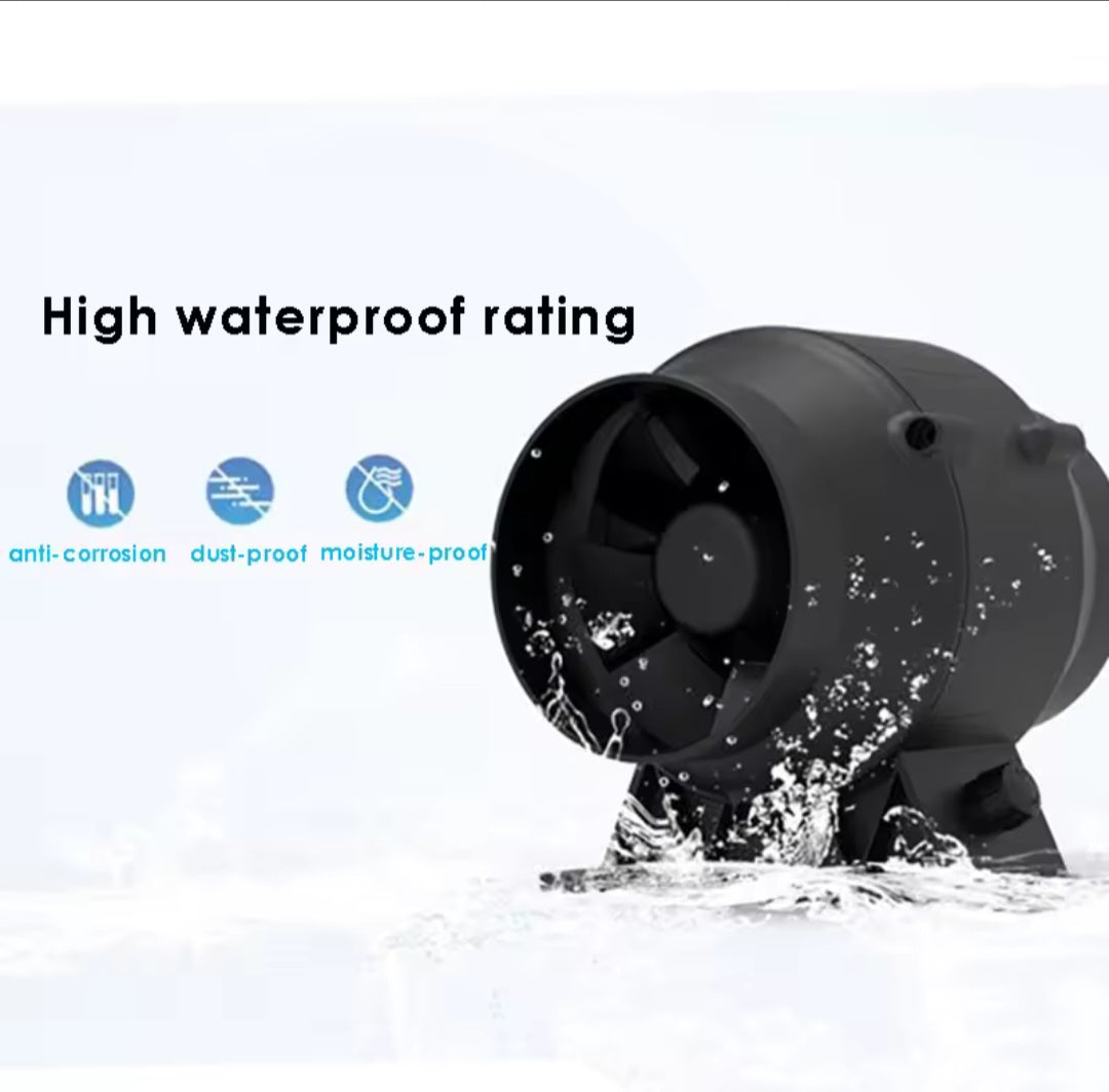 4 Inch Fresh Air Exchange Fan - With Adjustable Fan Speed