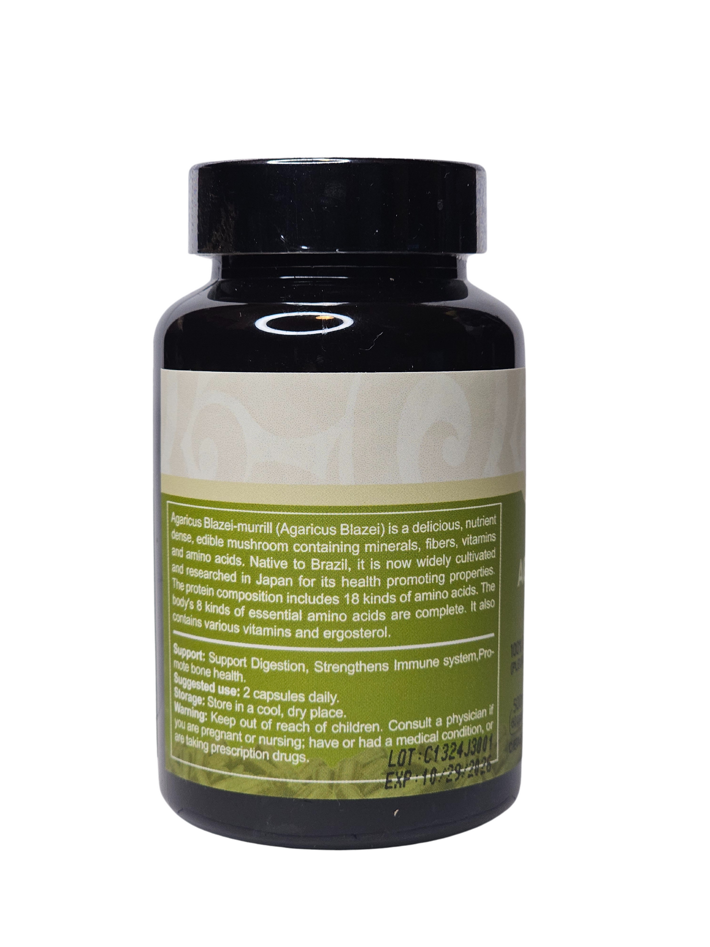 Agaricus Blazei Extract - 500mg - 60 Count