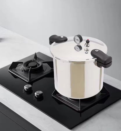 22L Aluminum
Pressure Cooker/Sterilizer with Release Gauge