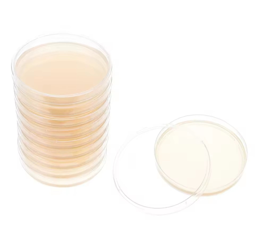(10 Pack) Pre-Poured Sterilized Mushroom Nutrient Agar Petri Dishes