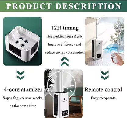 Industrial Ultrasonic Tower Humidifier For Mycology 23.8L