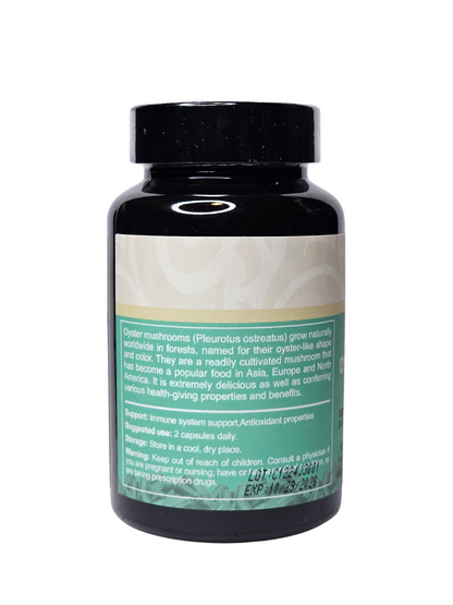 Oyster Mushroom Extract - 500mg - 60 Count